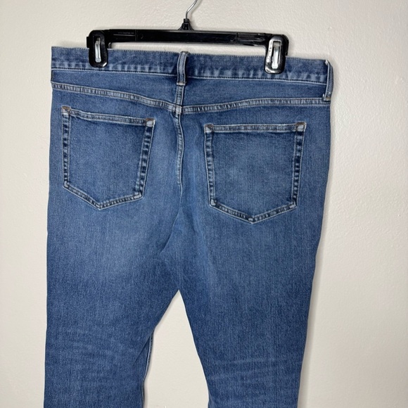 Everlane Uniform Mens The Slim Jean Size 34x32 Blue Medium Wash Stretch - Picture 6 of 9